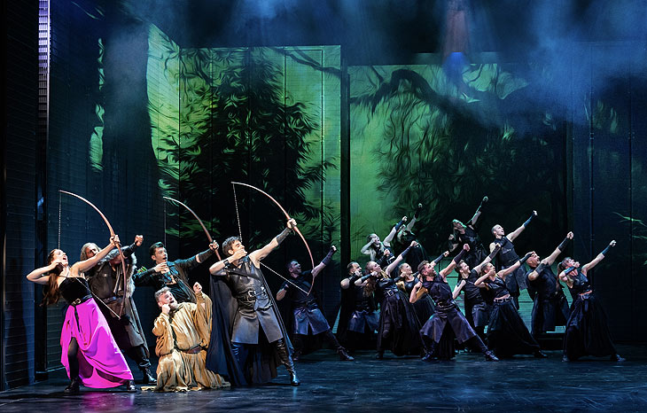 „Robin Hood - Das Musical“ noch bis 25.11.23 im Deutschen Theater München ©Foto: Christian Tech)